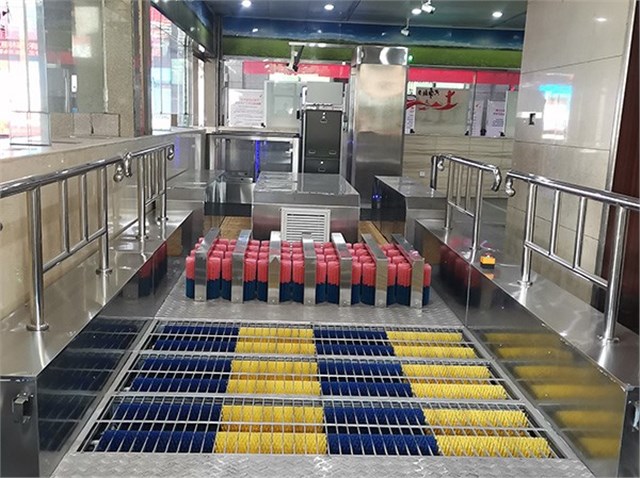 矿用全自动洗靴机 矿用全自动洗靴机